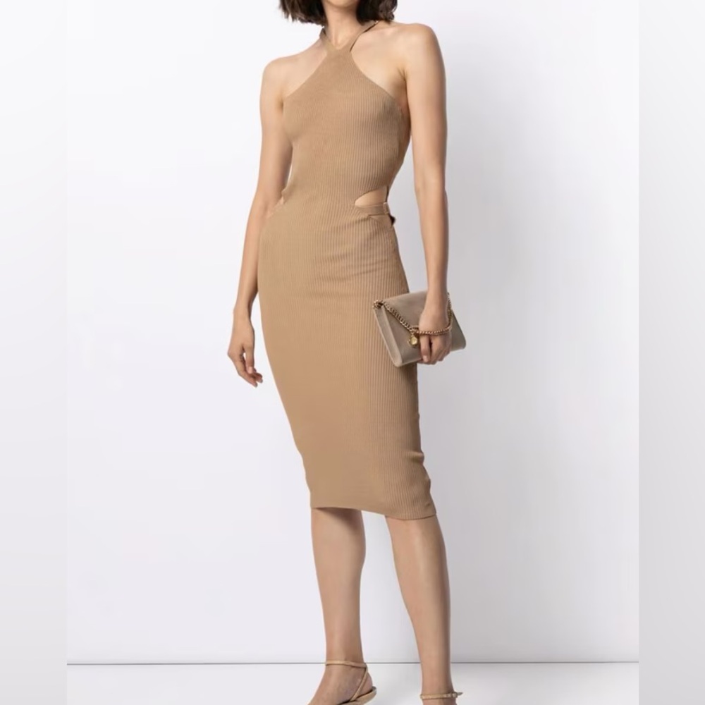 Dion Lee Lustrate Tan Dress